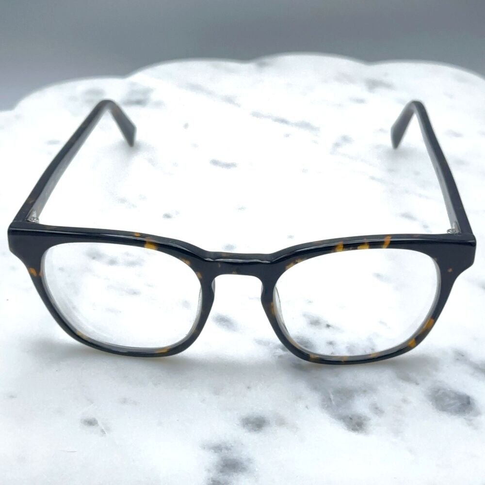 Warby Parker Felix 200 Whiskey Tortoise Square Eyeglasses 49-19 145 Frame Only
